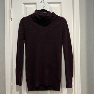 Abercrombie & Fitch Deep Maroon Turtleneck Sweater